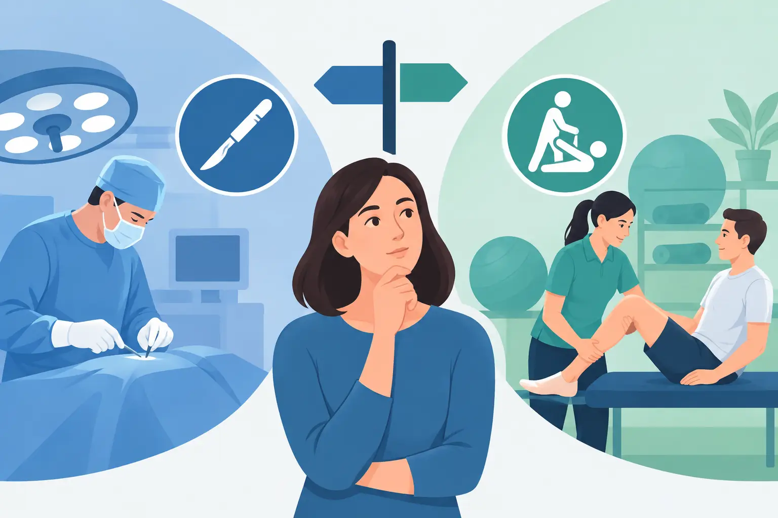 Surgery Versus Physiotherapy: Which Comes First?