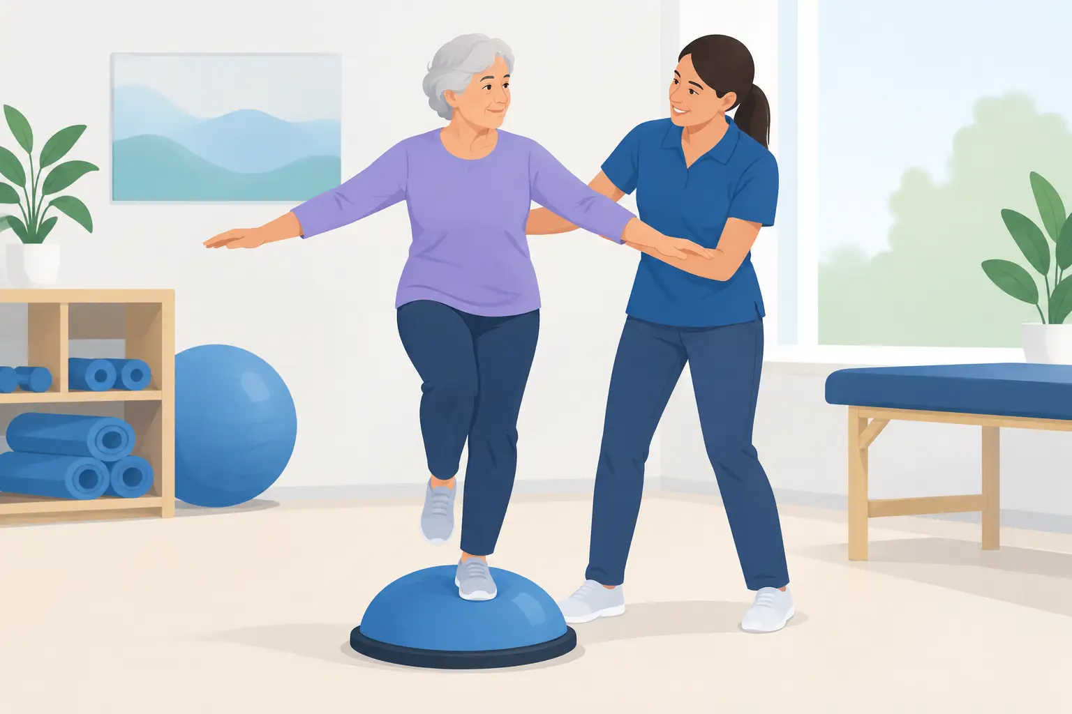 How Senior Physiotherapy for Balance Problems Helps